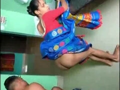 Sexy Indian Wife Boobs Pressing and Fucking