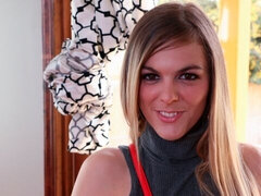 Blondynka, Obciąganie, Włochaty, Naturalne cycki, Punkt widzenia, Spódnica, Odpędzanie, Cycki