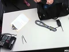 Shoplifter wifey has sex for freedom