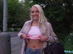 Amatör, Blondin, Avsugning, Tjeckisk, Hd, Utomhus, Offentlig, Verklighet