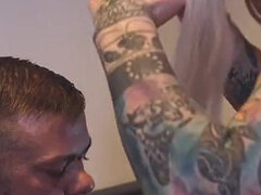 Bdsm, Blondinka, Fafanje, Bondage, Par, Milf, Muco, Tetovaže