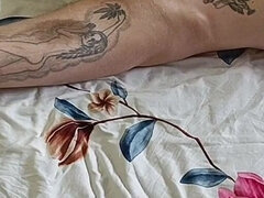 Mother-in-law Does a Body Massage and Jerks off My Dick Before Cumming