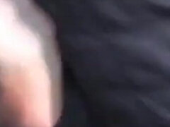 Hot brunette exhibitionist eager lover of perversion sucks a man's cock