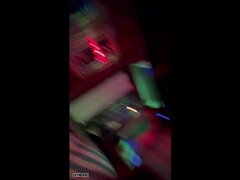 Hot Couple Fucking In The Playroom At Sex Club!