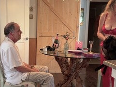 Amelie Rachel Moreau heats up Valentine's Day with her sensual lingerie and expert blowjobs