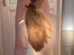 Suckin' off My Trans Hottie Redhead GF