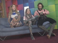 Amatoriale, Dietro la scena, Grande cazzo, Pompino, Goth, Piercing, Terzetto, Tette