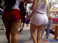 Amateur, Culo grande, Latina, Al aire libre