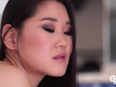 Asiat, Sort, Pik sutte, Sædskud, Hundestilling, Hårdt, Janpansk, Kysse