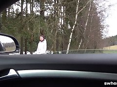 Verga grande, Coche, Estilo perrito, Hd, Prostituta, Público, Realidad, Puta