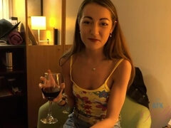 Lily Adams: POV Fingering on the Beach, leading to a Squirt Surprise