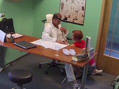 Amateur, Culo, Médico, Enfermera, Oficina, Pov, Pelirrojo, Uniforme