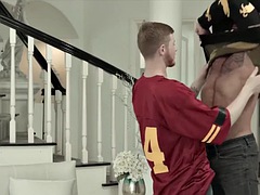 Lécher le cul, Grosse bite, Sucer une bite, Homosexuelle, Muscle, Chevaucher, Suçant, Tatouage