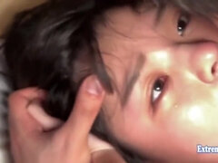 Asiatisk, Ansiktsbehandling, Sätta munkavle på, Japansk, Orgasm, Pov, Fitta, Spanking