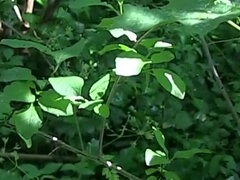 お尻, 美人, 露出狂, レザー, アウトドア, 赤毛