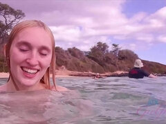 Badrum, Strand, Blondin, Fingering, Hårig, Kysser, Tuttar, Voyeur