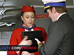 Szépség, Szőke, Cumizás, Édes, Európai, Francia, Fehérnemű, Uniformis