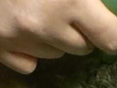 Rubbing Fingering My Hairy Pussy Stimulating My Clit with Vibrator