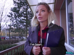 Amatör, Amerikansk, Stora tuttar, Blondin, Avsugning, Snopp, Jeans, Pov