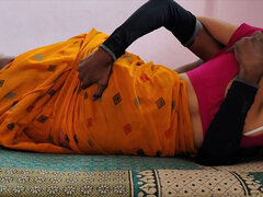 Couple, Fait maison, Indienne, Chatte, Serré