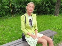 Leie, Blondine, Nahaufnahme, Dildo, Masturbation, Reif, Mutti, Muschi