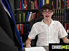 Annoyed Twink Lets Boss Smash Him To Shut Him Up ft. Cody Arizona  Max Mabry by Chaos Men: Gay Porn