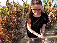 FUCK ME IN THE CORN FIELD AND SQUIRT INTO ME