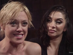 Bdsm, Blondin, Dildo, Ansikte sitter, Femdom, Lesbisk, Bestraffning, Fitta