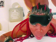 Small Teenager Dame Let The Motel Chief To Free-for-all Use Her Taut Cooter