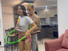 Amatőr, Cumizás, Gesztenyebarna, Latin lány