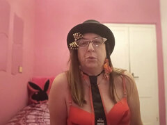 Leie, Dildo, Frau, Brille, Italienisch, Masturbation, Schlaffe titten, Solo