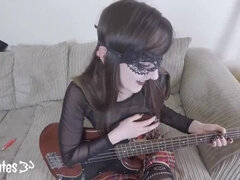 Preview: Cute emo guitar lesson hard anal and eats cum