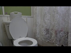 Amatör, Badrum, Stor stjärt, Sammanställning, Hårig, Pov, Fitta, Toalett