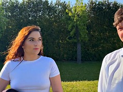 Tussi, Betrug, Gehörnter ehemann, Im freien, Pov