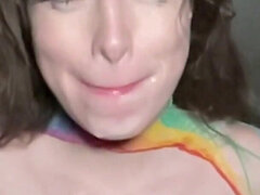 Daddy Pisses Inside Duct Taped Sub Slut Brooke Johnson’s Pussy