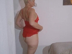 Amatør, Rumpe, Cougar, Sexy undertøy, Moden, Milf, Synsvinkel, Alene