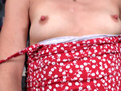 POV perky titted amateur bouncing