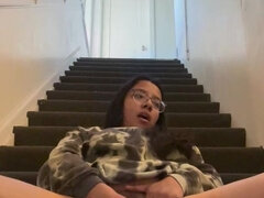 Erika Latina Mom Dared to Show Her Assets at Work and Masturbates