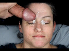 Enthousiasteling, Bruinharig, Compilatie, Sperma in gezicht, Moeder die ik wil neuken