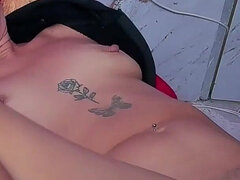 Double Penetration with Dildos: Pussy and Mouth