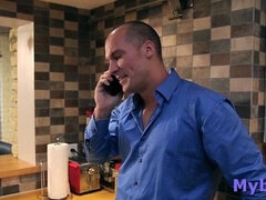 Fantastic nubile Sally Splatter deep-throats and bangs well