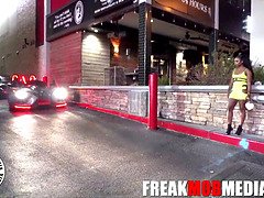 Cali Caliente goes wild on a public ride with BBC in Vegas