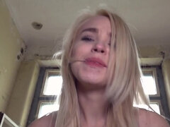 Bionda, Pompino, Schizzo di sborra, Ragazza