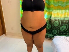 Stepson Enters Arabian Stepmom's Room & Ties Her Hand Then Gives Rough Fuck & Cum Wild on Her Face - Big Ass & Huge Boobs MILF