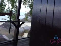 Strand, Bikini, Kæreste, Trusser, Piercing, Pov, Stripning, Pirring