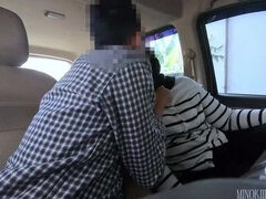Hijab Indonesian Teen Minokiiko Sucks Sugar Daddy in Car - Cum in Mouth Swallow
