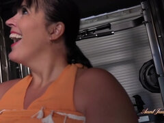 크고 아름다운 여자, 큰 가슴, 약간 뚱뚱한, 체육관, 라티나, 밀프, 현실, 스페인어