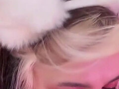 Piękne grube kobiety, Duży kutas, Obciąganie, Para, Wytrysk do ust, Obciąganie