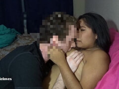 아마추어, 커플, 우유가 나오는 젖, 밀프, 자연의 가슴, 젖꼭지