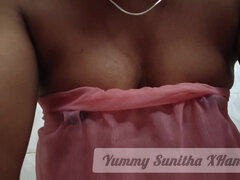 Yummy Sunitha Teases in Wet Transparent Dress & Moans Loud!